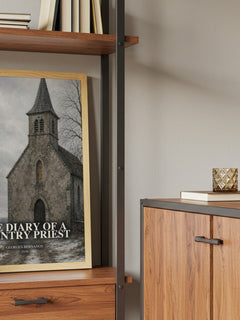 The Diary of a Country Priest book watercolour illustration paper finish options – matte satin gloss