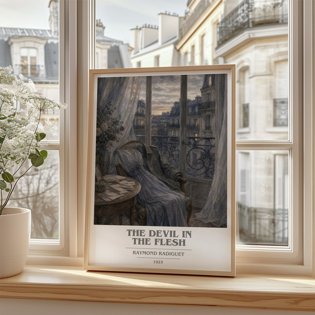 The Devil in the Flesh book cover poster colour and style options – Raymond Radiguet book art