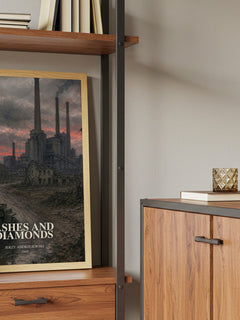 Ashes and Diamonds book watercolour illustration paper finish options – matte satin gloss