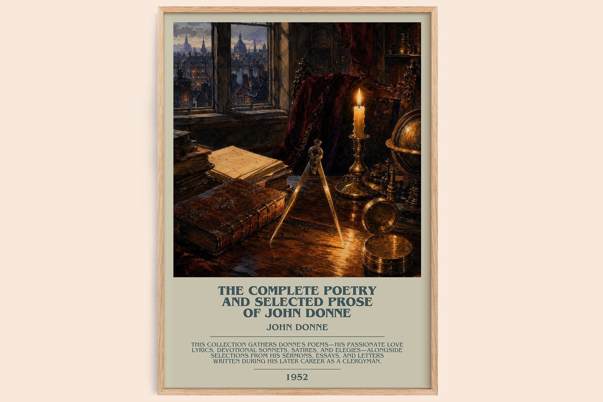 Complete Poetry and Selected Prose of John Donne Bookish Wall Art by John Donne
