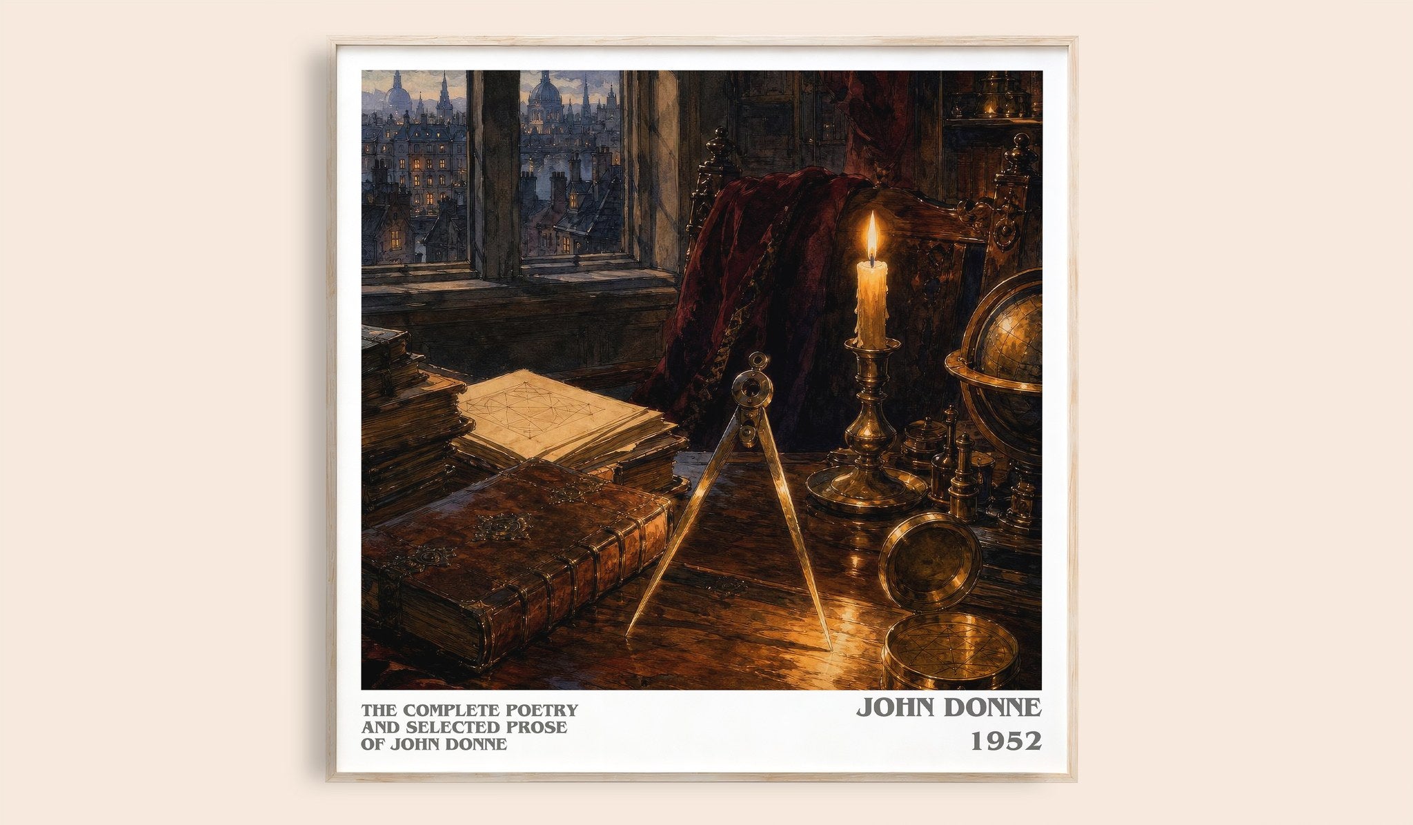 Complete Poetry and Selected Prose of John Donne Literary Art Print by John Donne