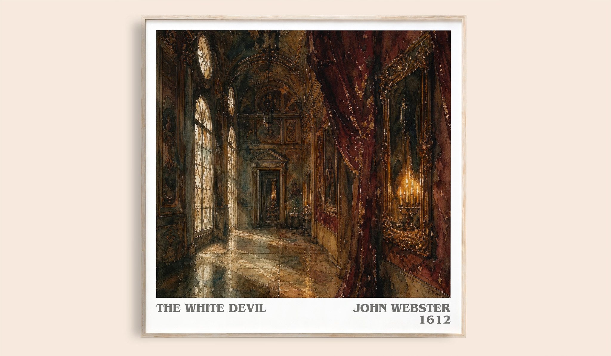 The White Devil Literary Art Print by John Webster