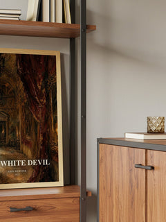 The White Devil book watercolour illustration paper finish options – matte satin gloss