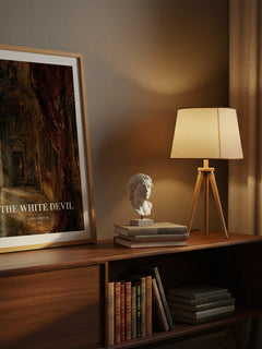 The White Devil watercolour print on bookshelf – John Webster fan gift