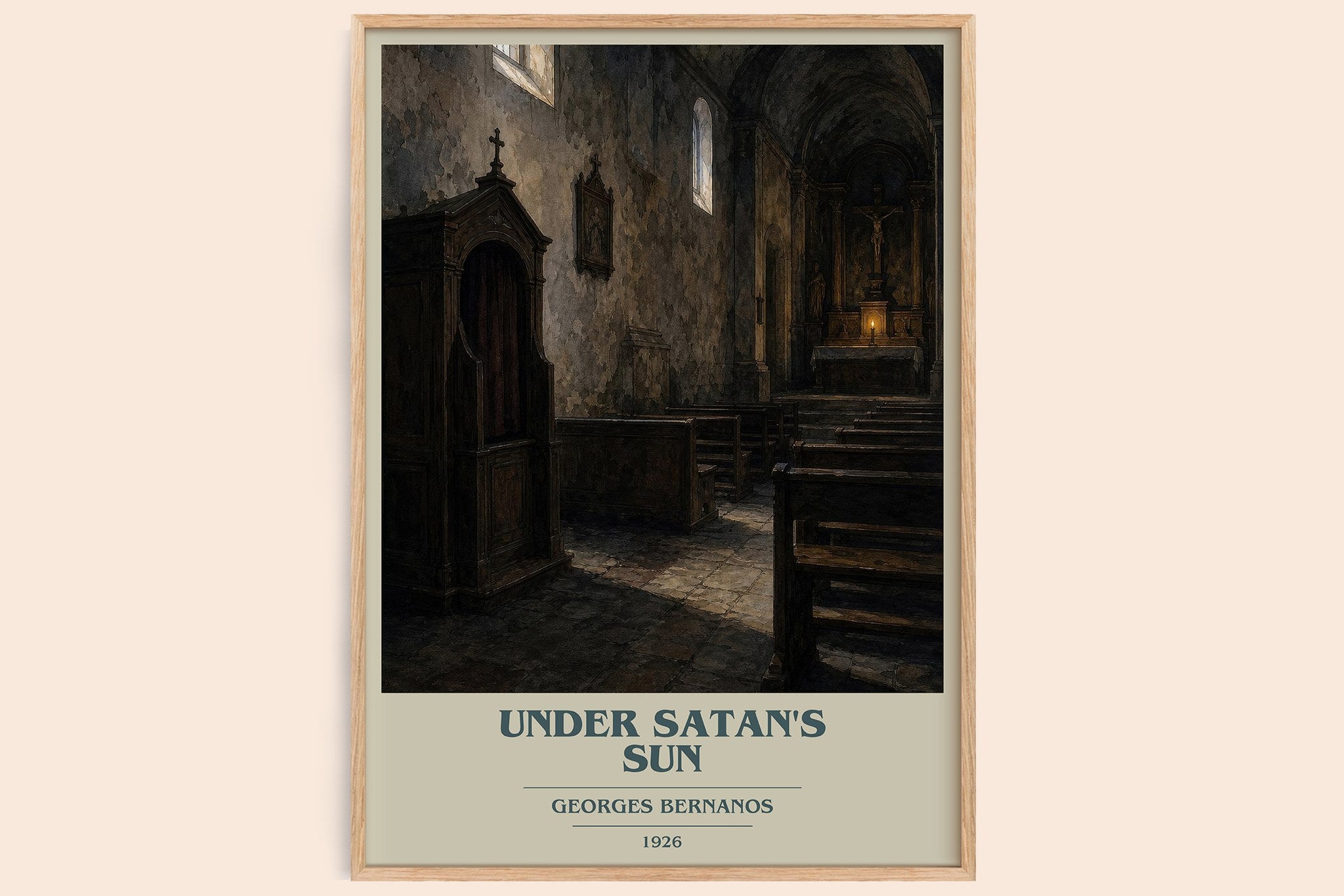 Under Satan's Sun Book Cover Poster by Georges Bernanos