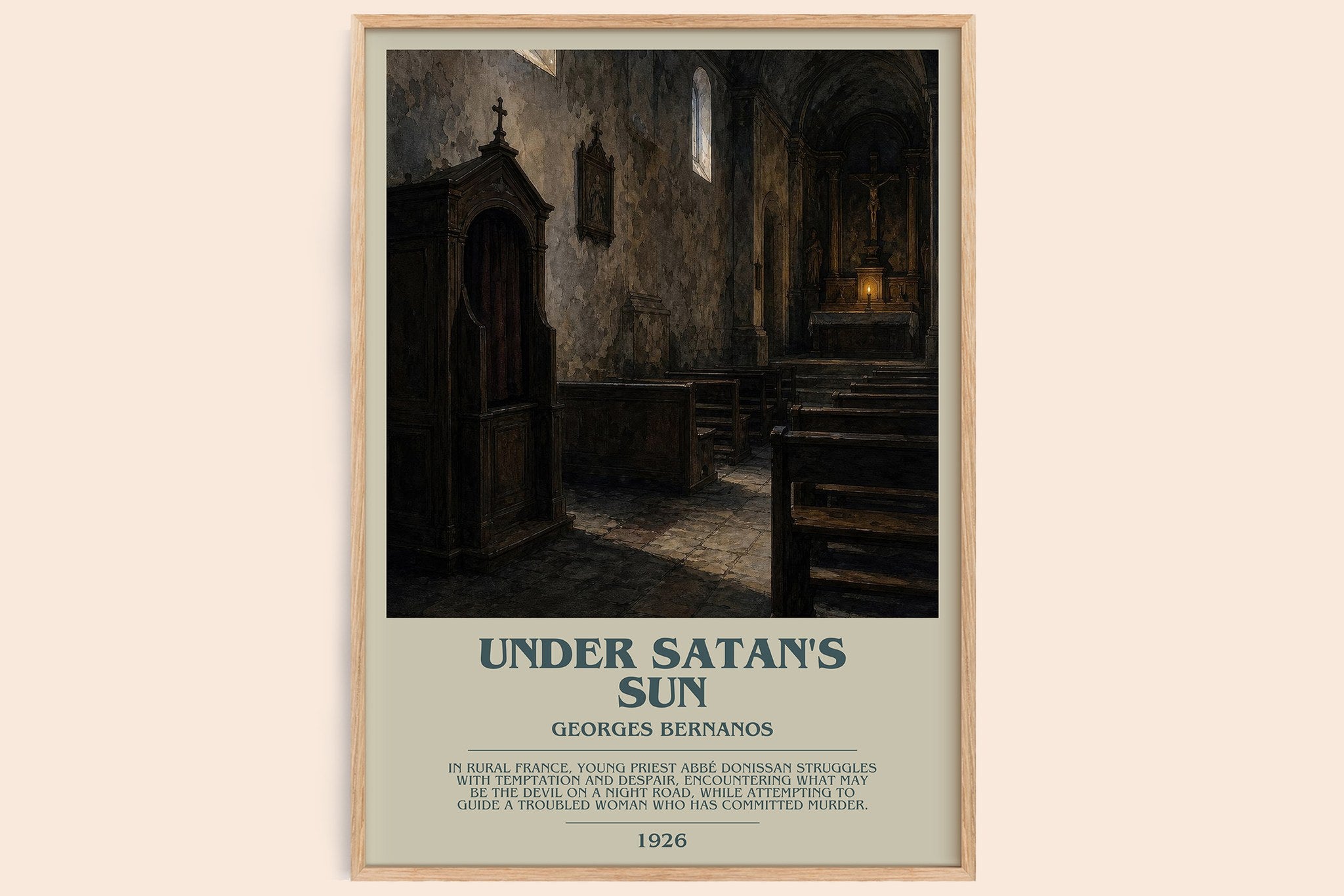 Under Satan's Sun Bookish Wall Art by Georges Bernanos