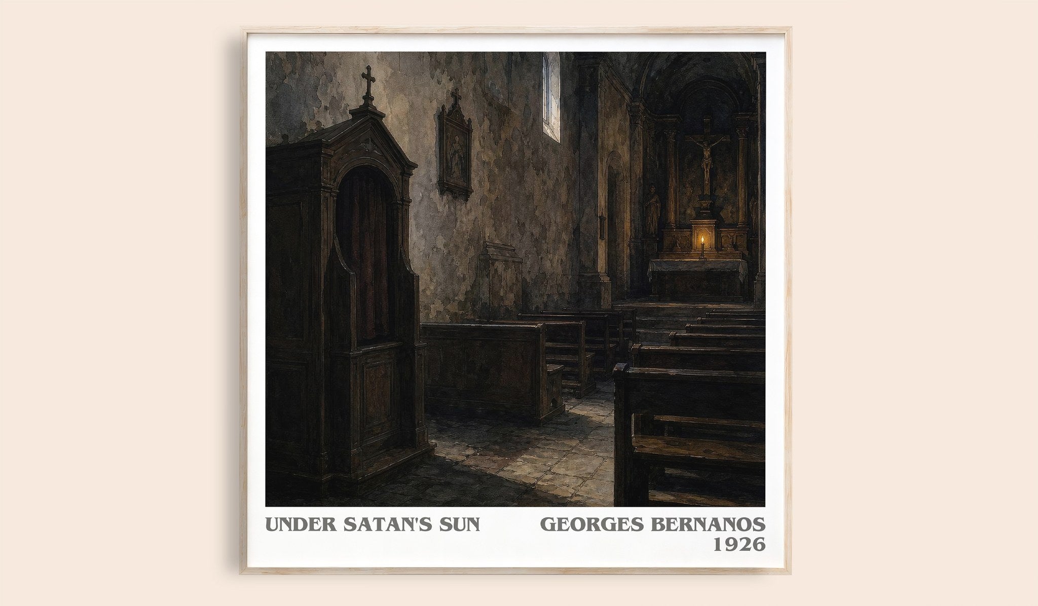 Under Satan's Sun Literary Art Print by Georges Bernanos