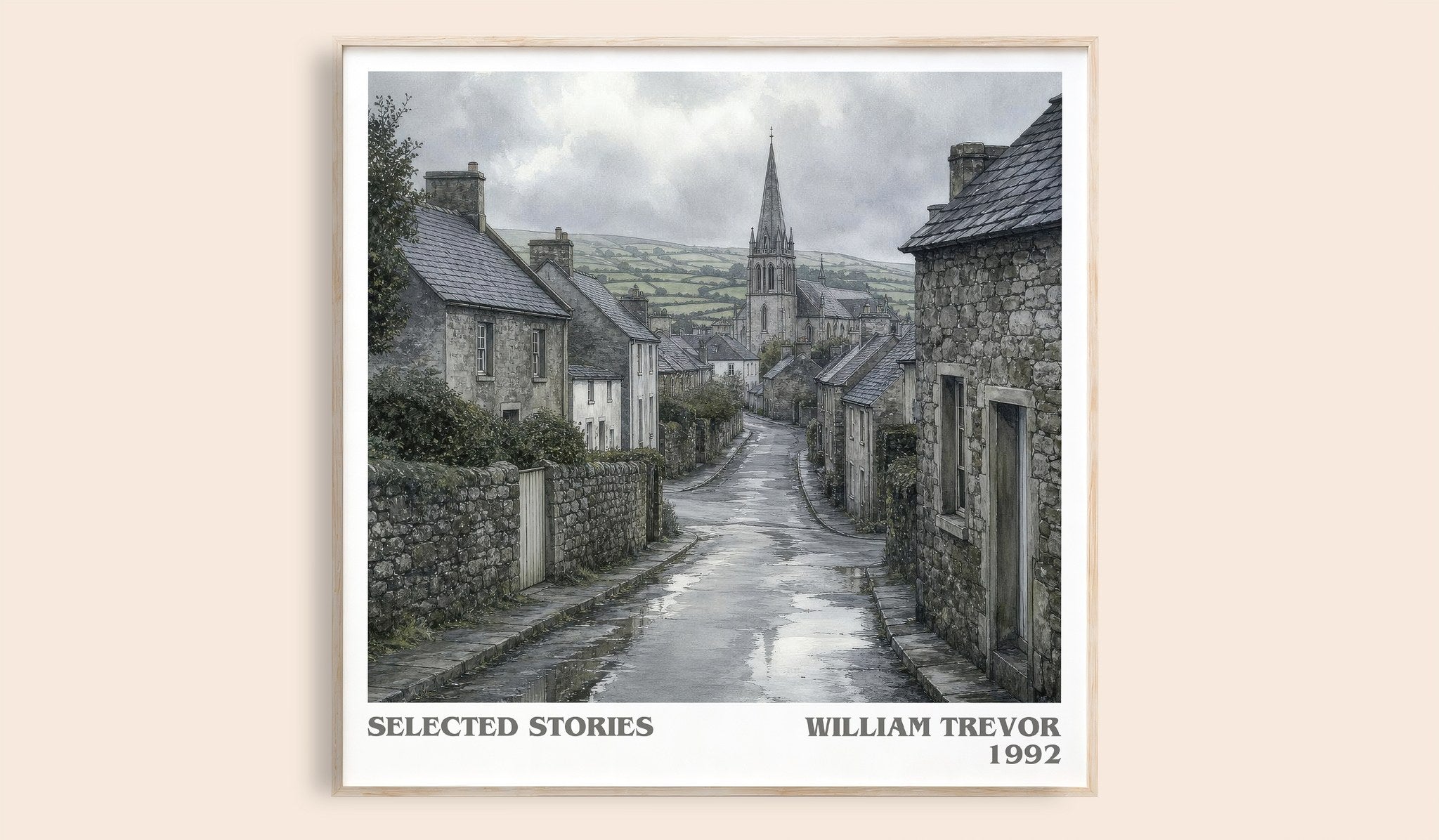 Selected Stories Literary Art Print by William Trevor