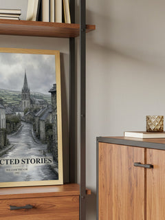 Selected Stories book watercolour illustration paper finish options – matte satin gloss