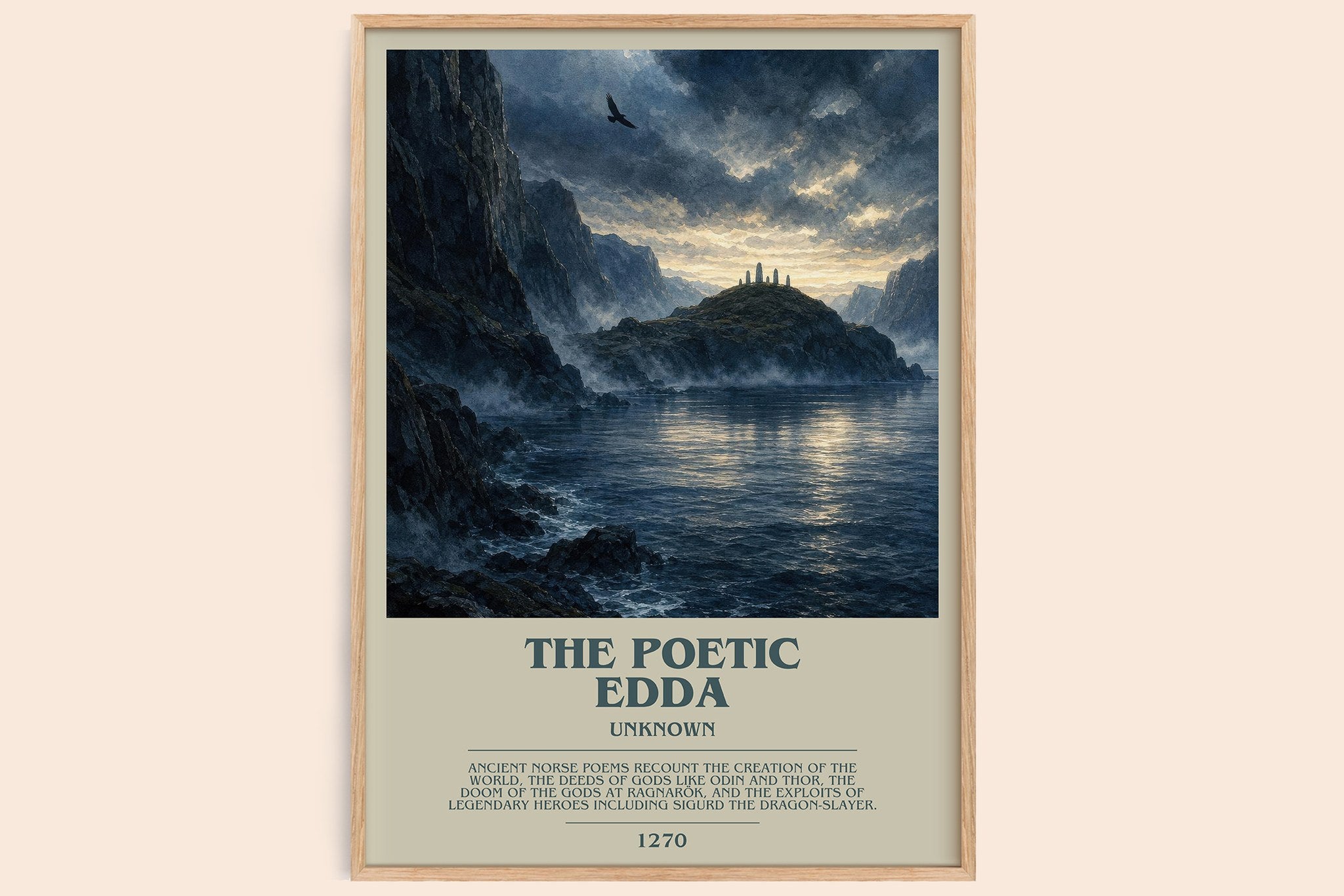 The Poetic Edda Bookish Wall Art by Unknown