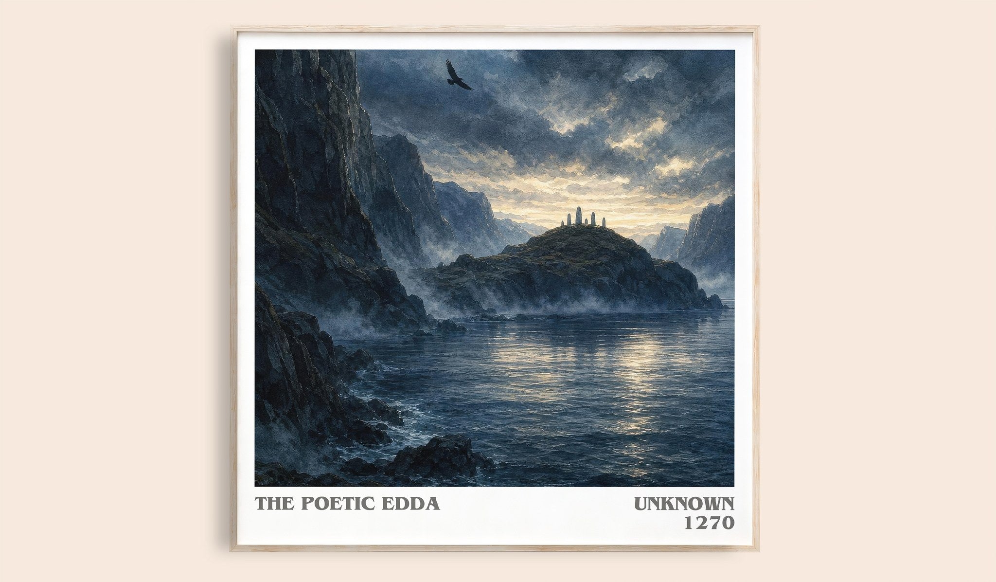 The Poetic Edda Literary Art Print by Unknown