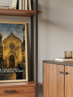 The Collected Stories of Isaac Babel book watercolour illustration paper finish options – matte satin gloss