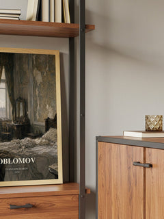 Oblomov book watercolour illustration paper finish options – matte satin gloss