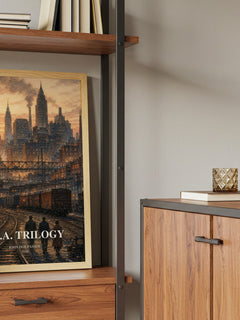 U.S.A. Trilogy book watercolour illustration paper finish options – matte satin gloss