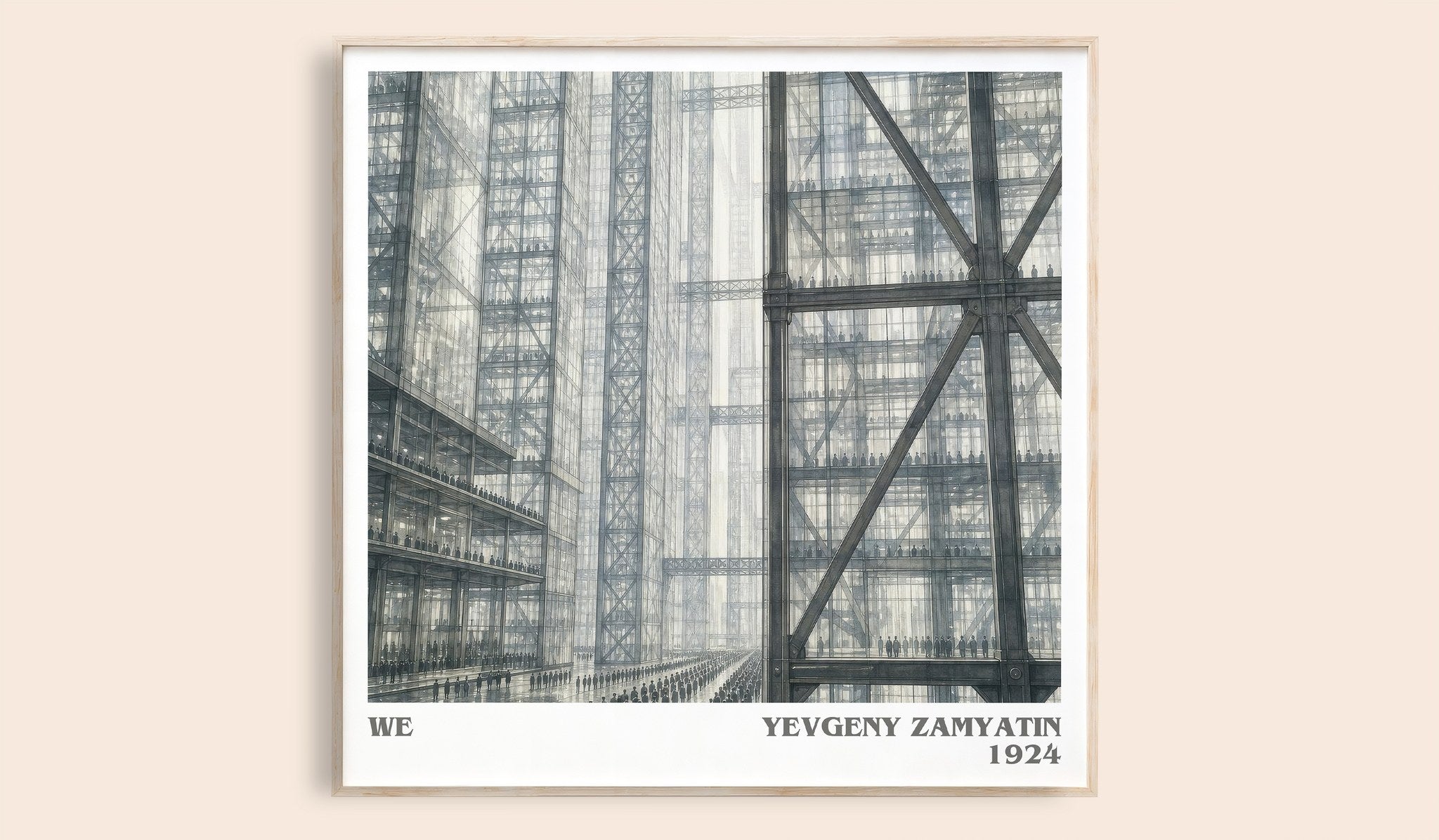 We Literary Art Print by Yevgeny Zamyatin
