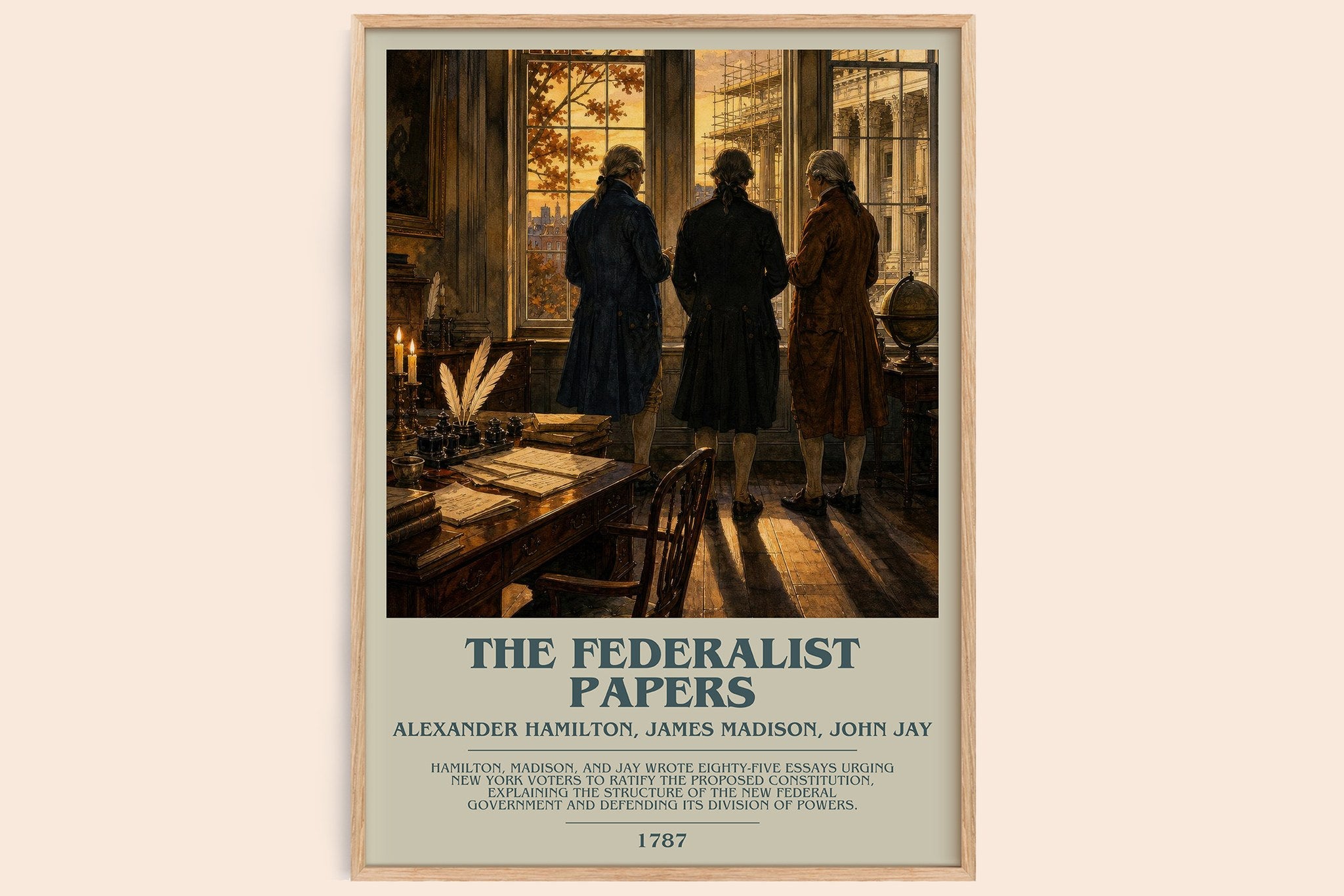 Federalist Papers Bookish Wall Art by A. Jay