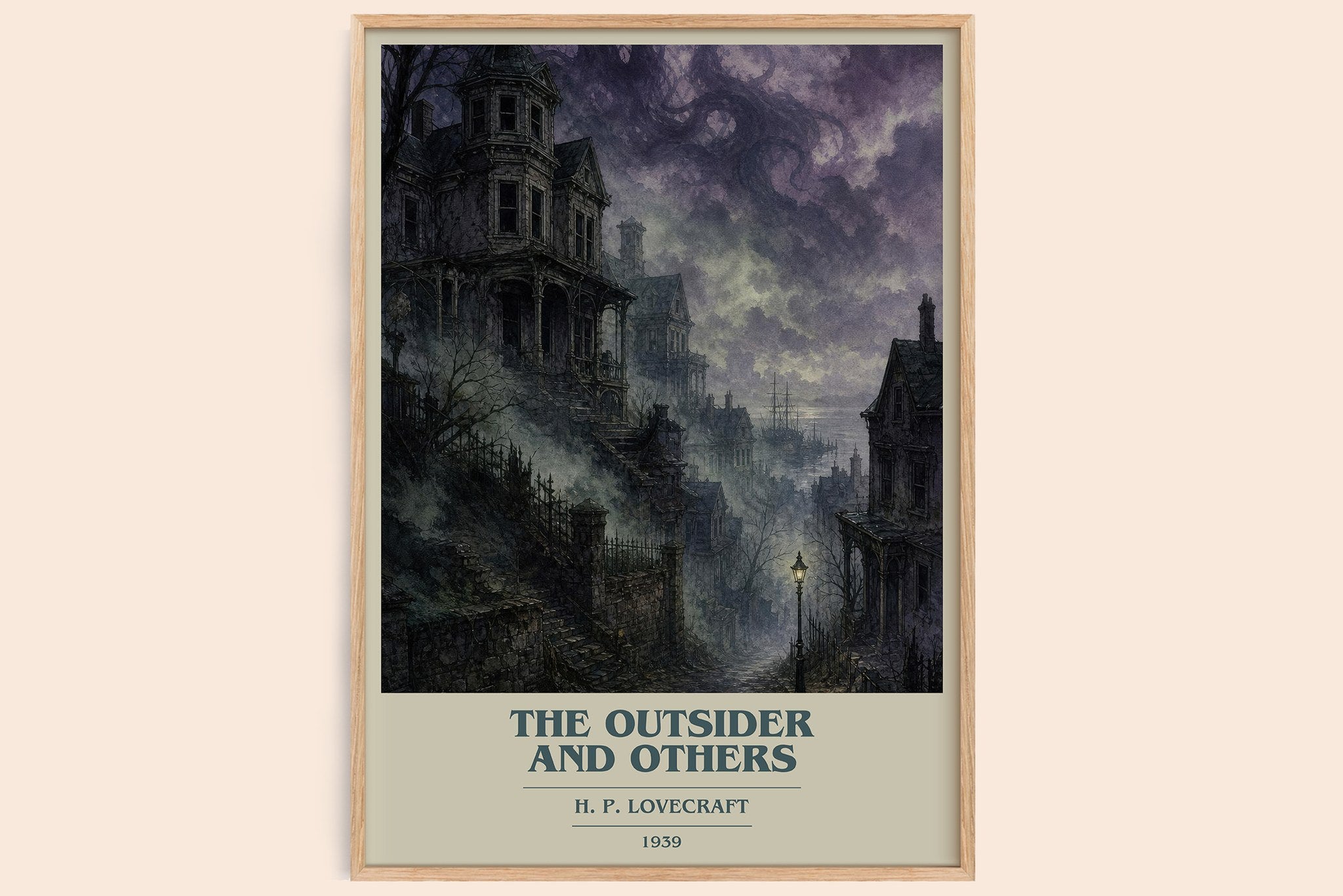 The Outsider And Others Book Cover Poster by H. P. Lovecraft