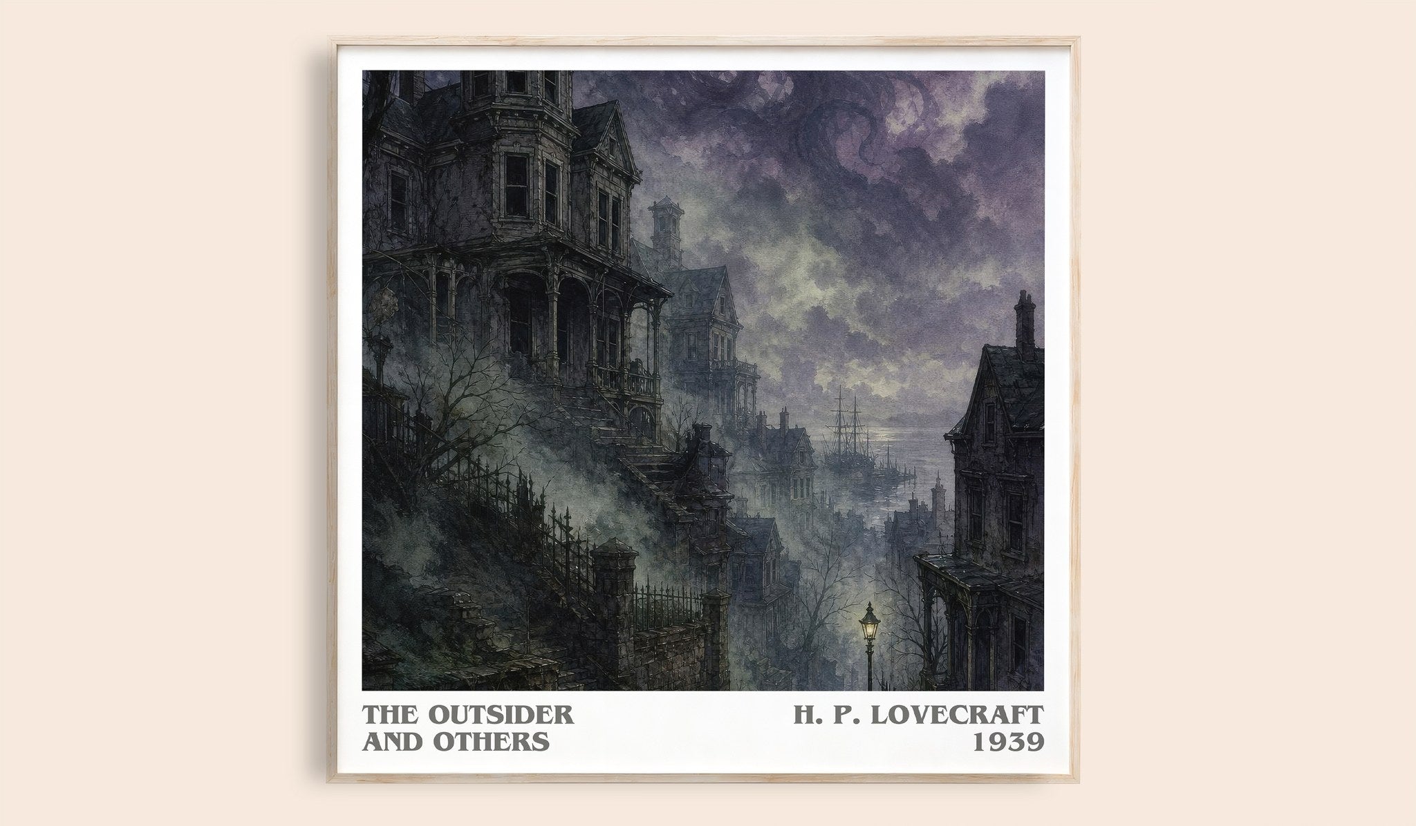 The Outsider And Others Literary Art Print by H. P. Lovecraft