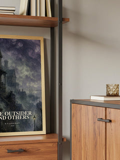 The Outsider And Others book watercolour illustration paper finish options – matte satin gloss