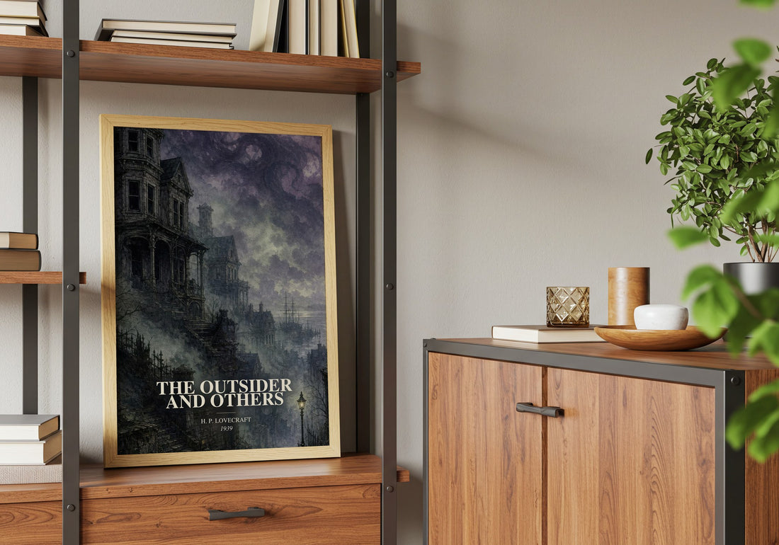 The Outsider And Others book watercolour illustration paper finish options – matte satin gloss