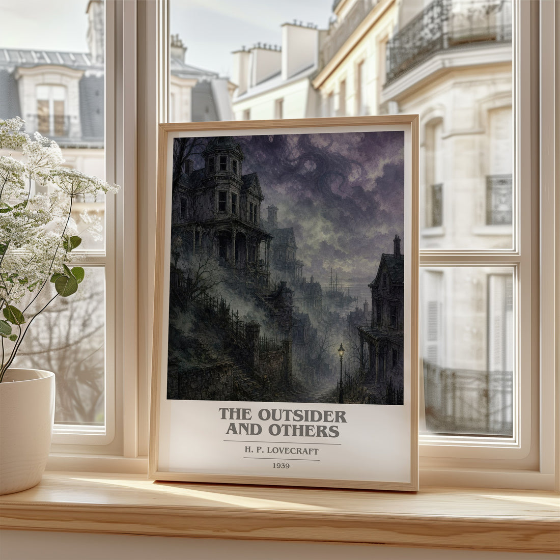 The Outsider And Others book cover poster colour and style options – H. P. Lovecraft book art