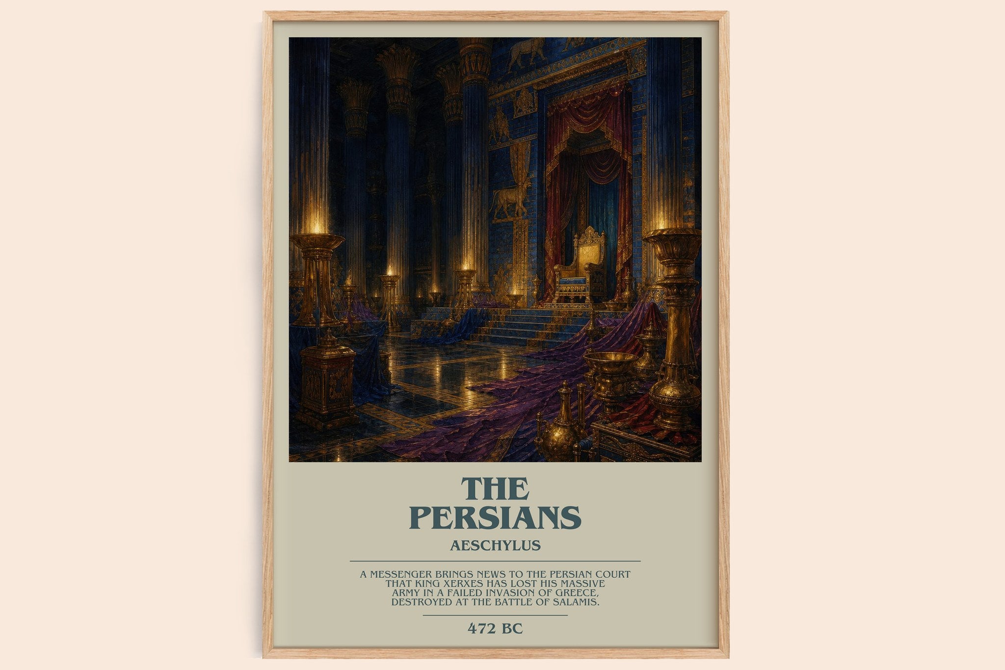 The Persians Bookish Wall Art by Aeschylus