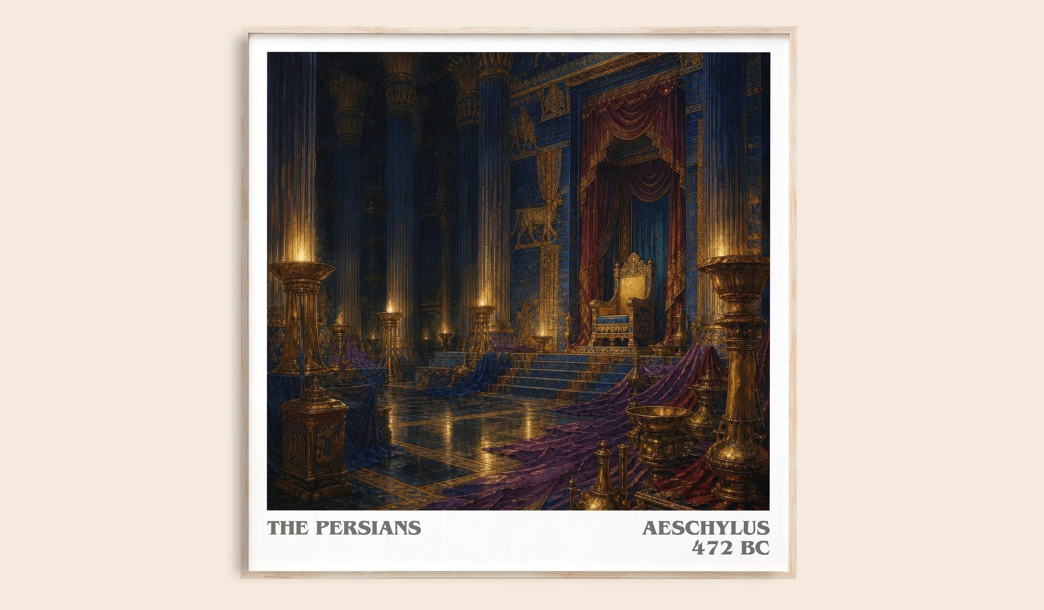 The Persians Literary Art Print by Aeschylus