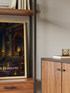 The Persians book watercolour illustration paper finish options – matte satin gloss