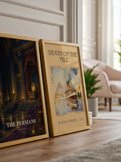 The Persians watercolour print framed by window – literary home decor