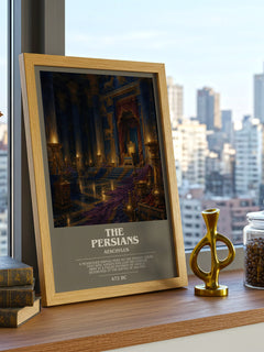 The Persians bookish poster colour and style options – Aeschylus book art