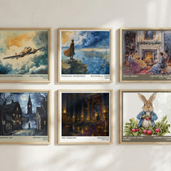 The Persians literary print in frame leaning in hallway – classic literature wall art
