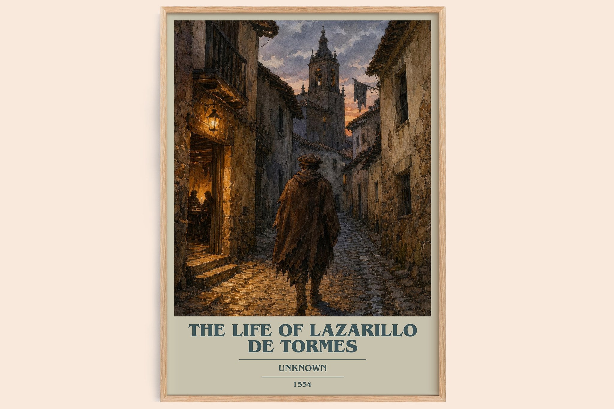 The Life of Lazarillo de Tormes Book Cover Poster by Unknown