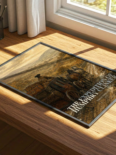 The Expedition of Humphry Clinker watercolour book poster framed on wall – satire wall art