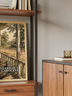 Bastard Out of Carolina book watercolour illustration paper finish options – matte satin gloss