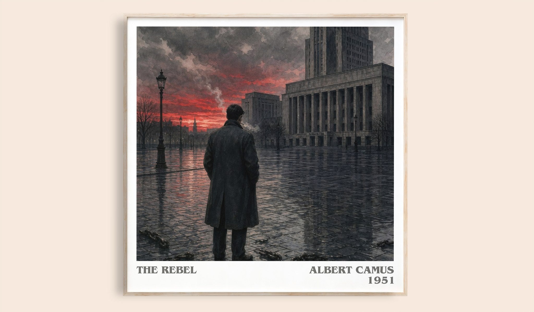 The Rebel Literary Art Print by Albert Camus