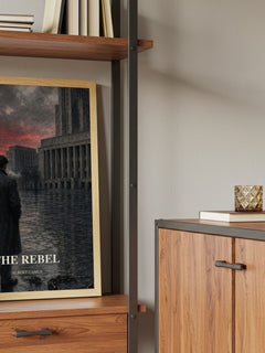 The Rebel book watercolour illustration paper finish options – matte satin gloss