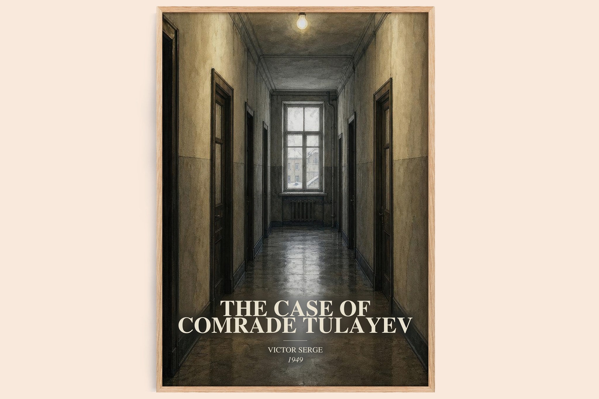 Case of Comrade Tulayev Book Watercolour Illustration by Victor Serge