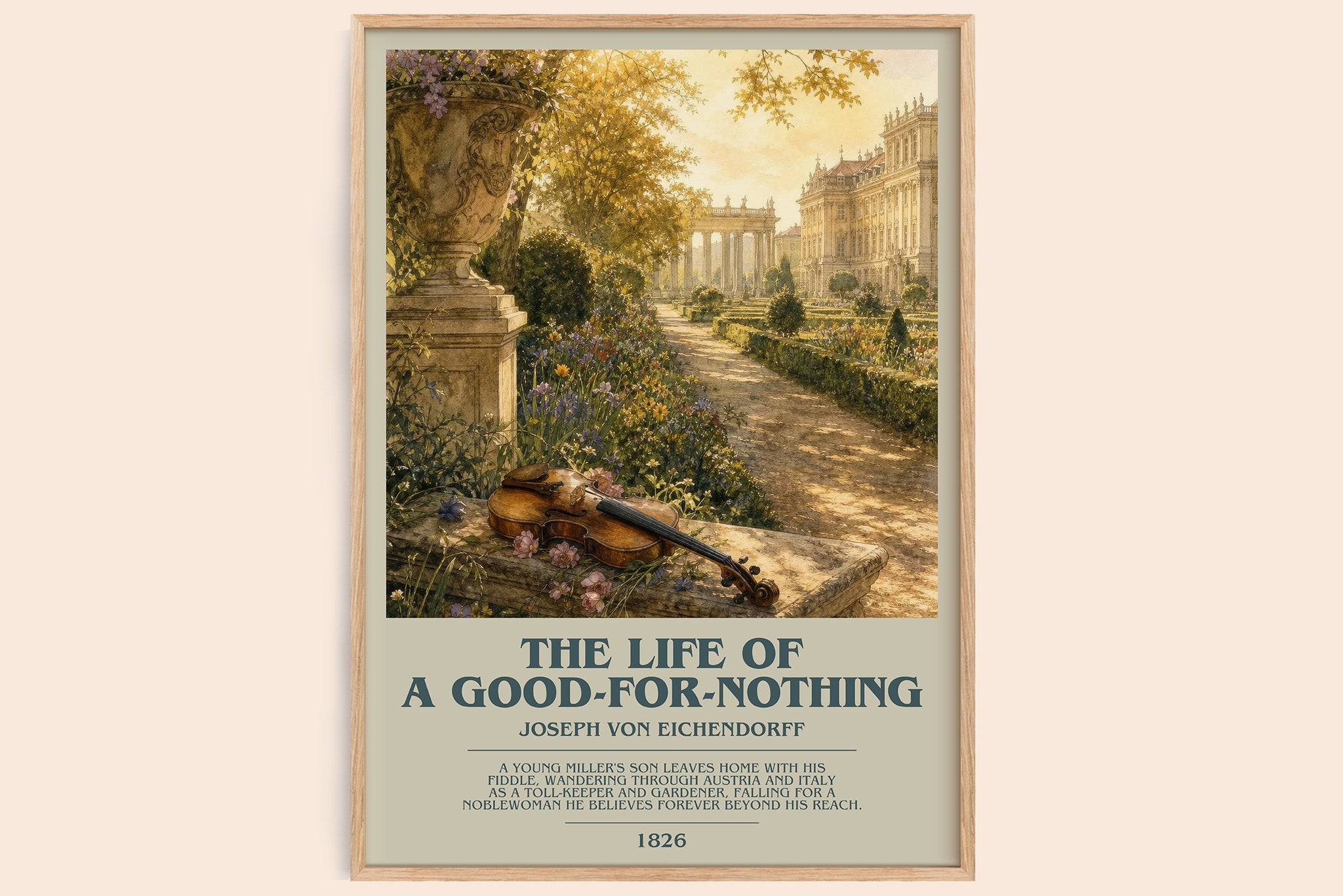 Life of a Good-For-Nothing Bookish Wall Art by Joseph von Eichendorff