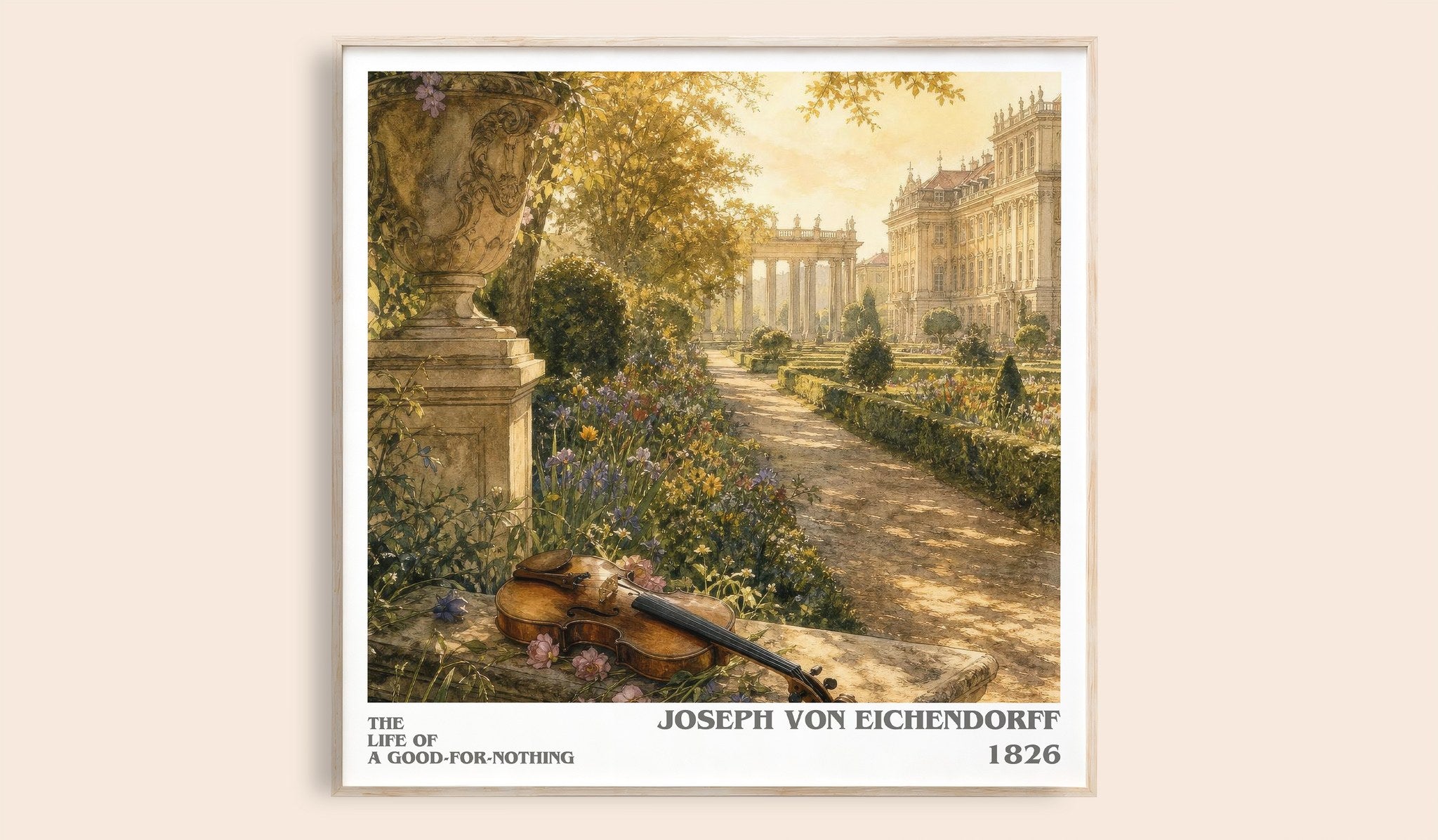 Life of a Good-For-Nothing Literary Art Print by J. Eichendorff
