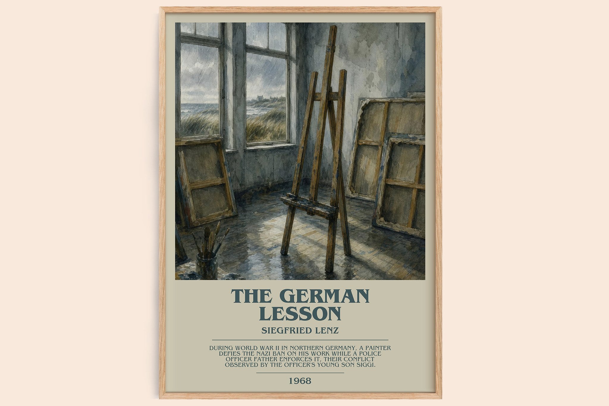 The German Lesson Bookish Wall Art by Siegfried Lenz