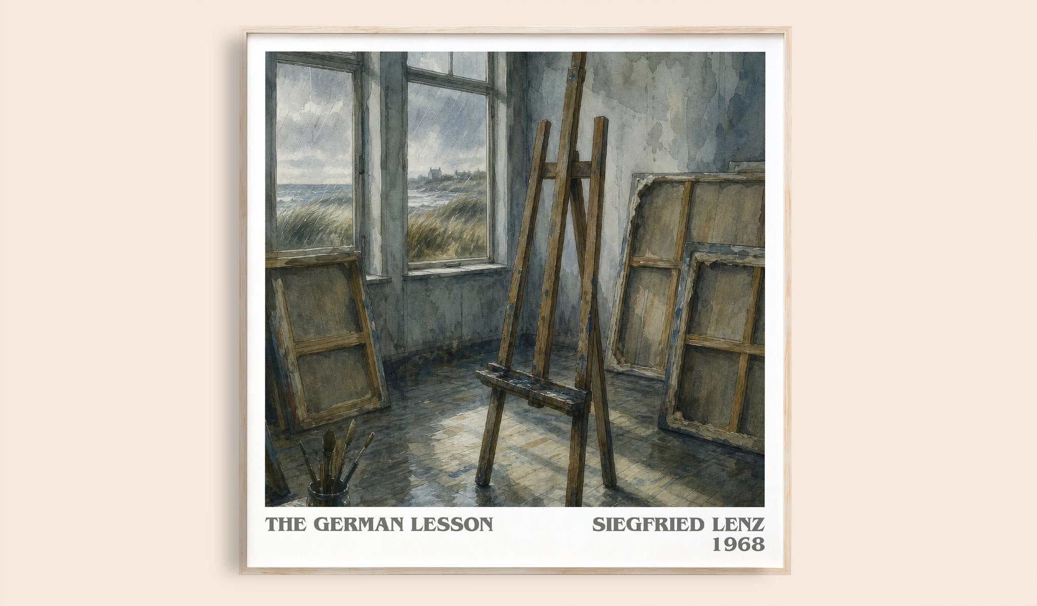 The German Lesson Literary Art Print by Siegfried Lenz