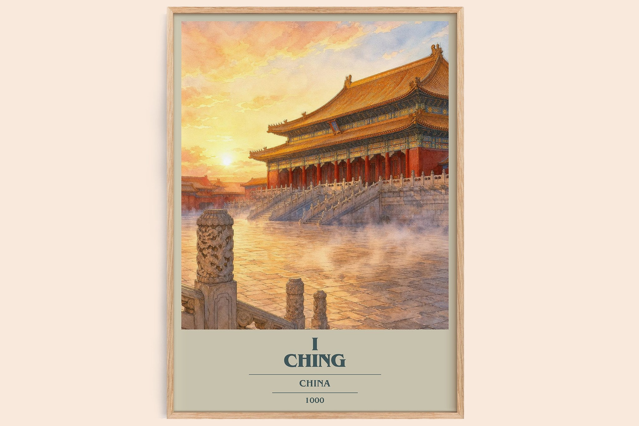 I Ching Book Cover Poster by China
