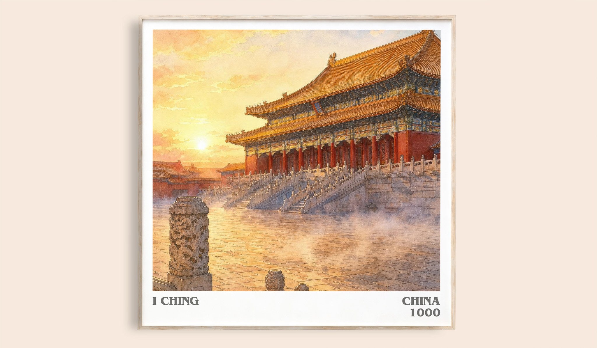I Ching Literary Art Print by China