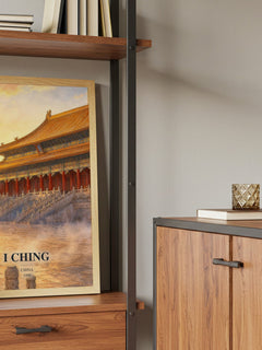 I Ching book watercolour illustration paper finish options – matte satin gloss