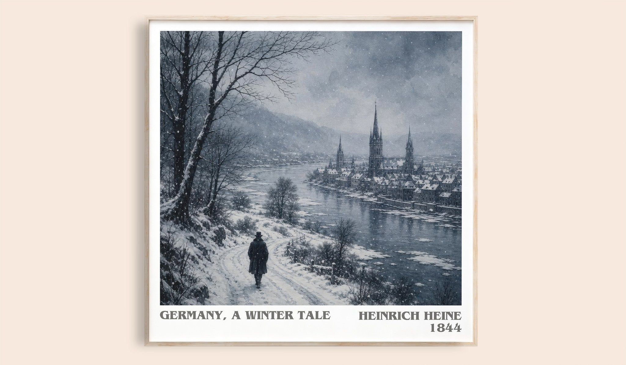 Germany, a Winter Tale Literary Art Print by Heinrich Heine