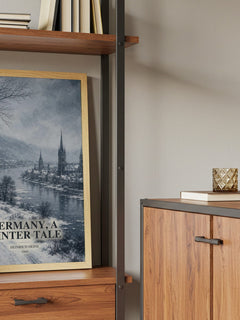 Germany, a Winter Tale book watercolour illustration paper finish options – matte satin gloss