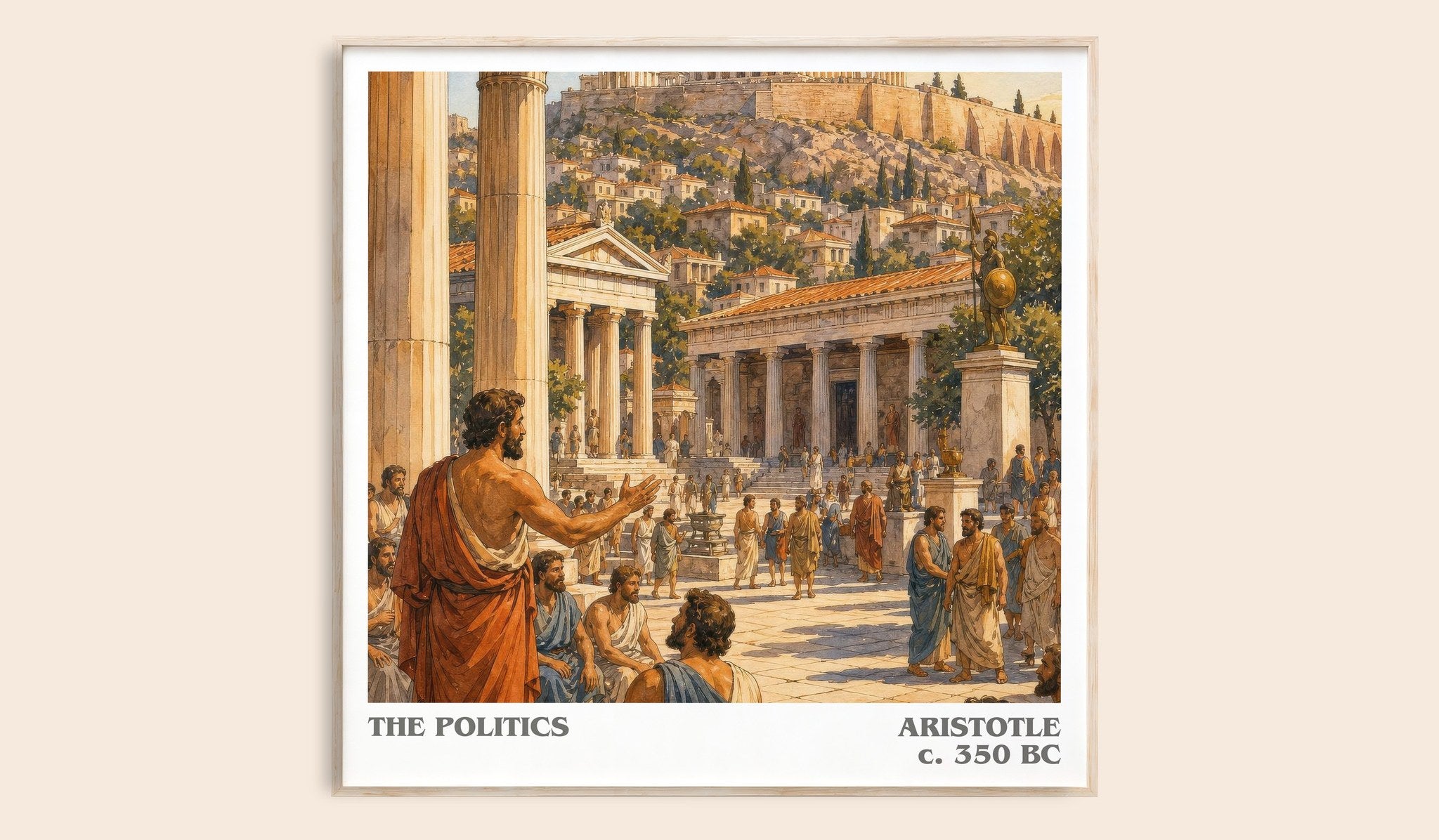 The Politics Literary Art Print by Aristotle