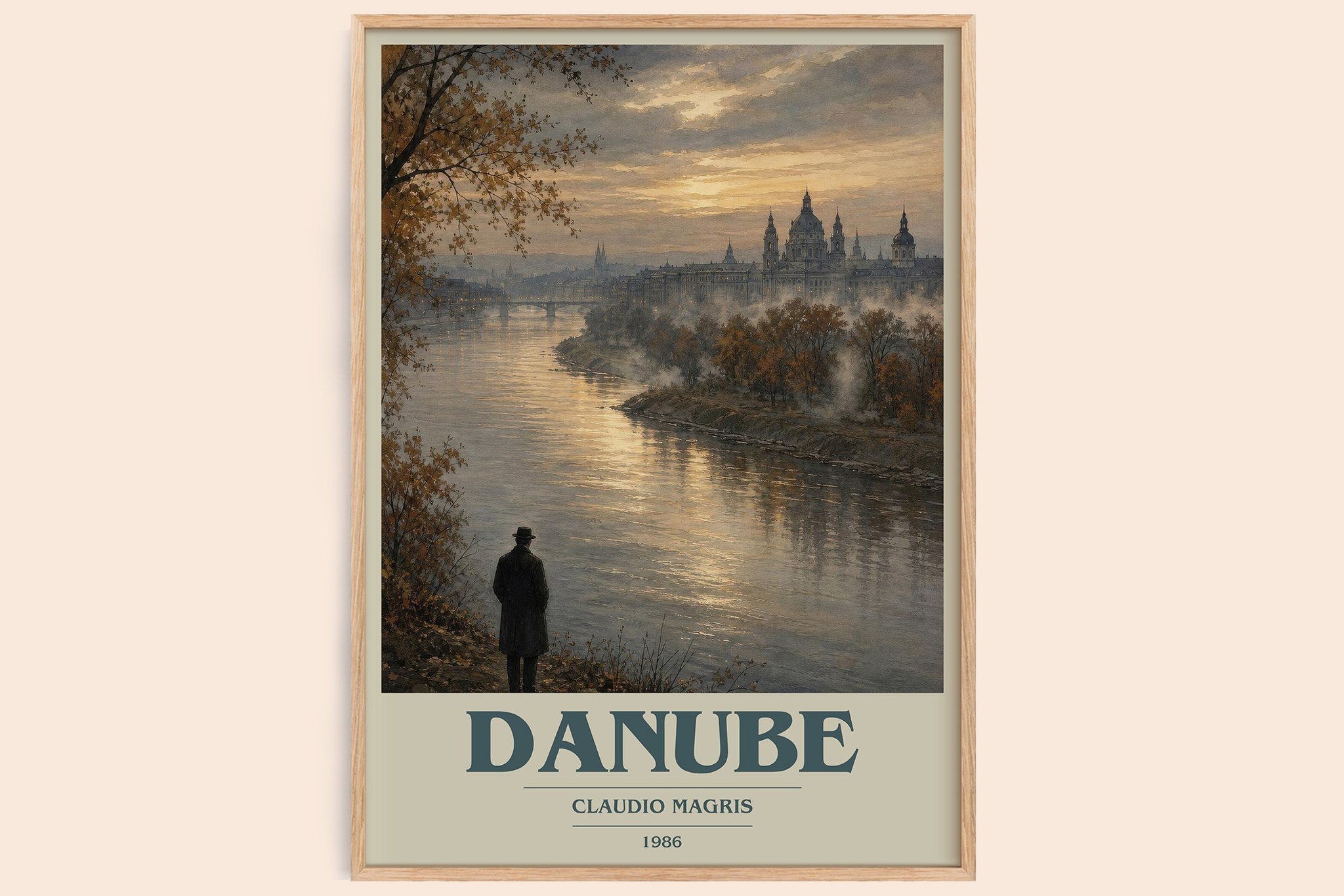 Danube Book Cover Poster by Claudio Magris