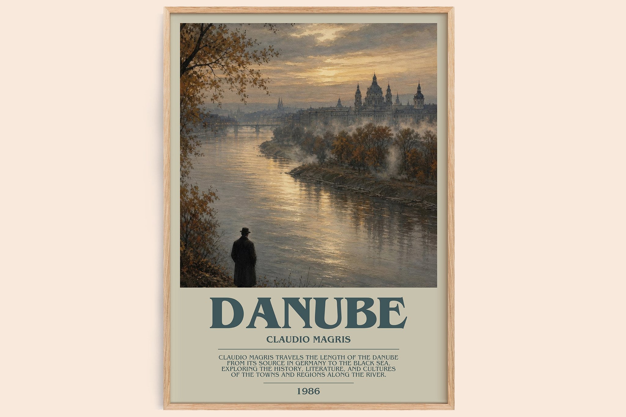 Danube Bookish Wall Art by Claudio Magris