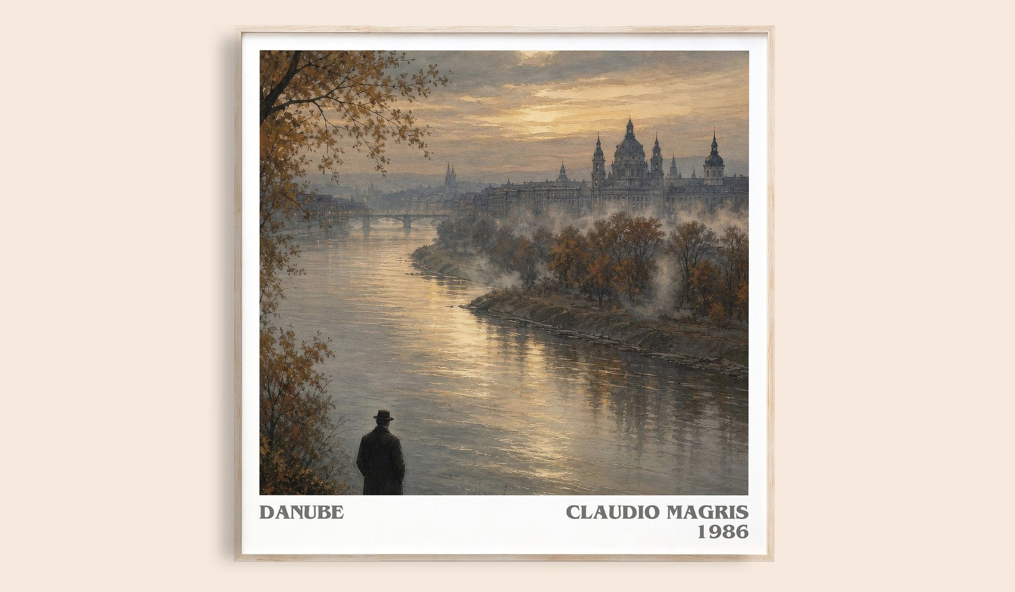 Danube Literary Art Print by Claudio Magris